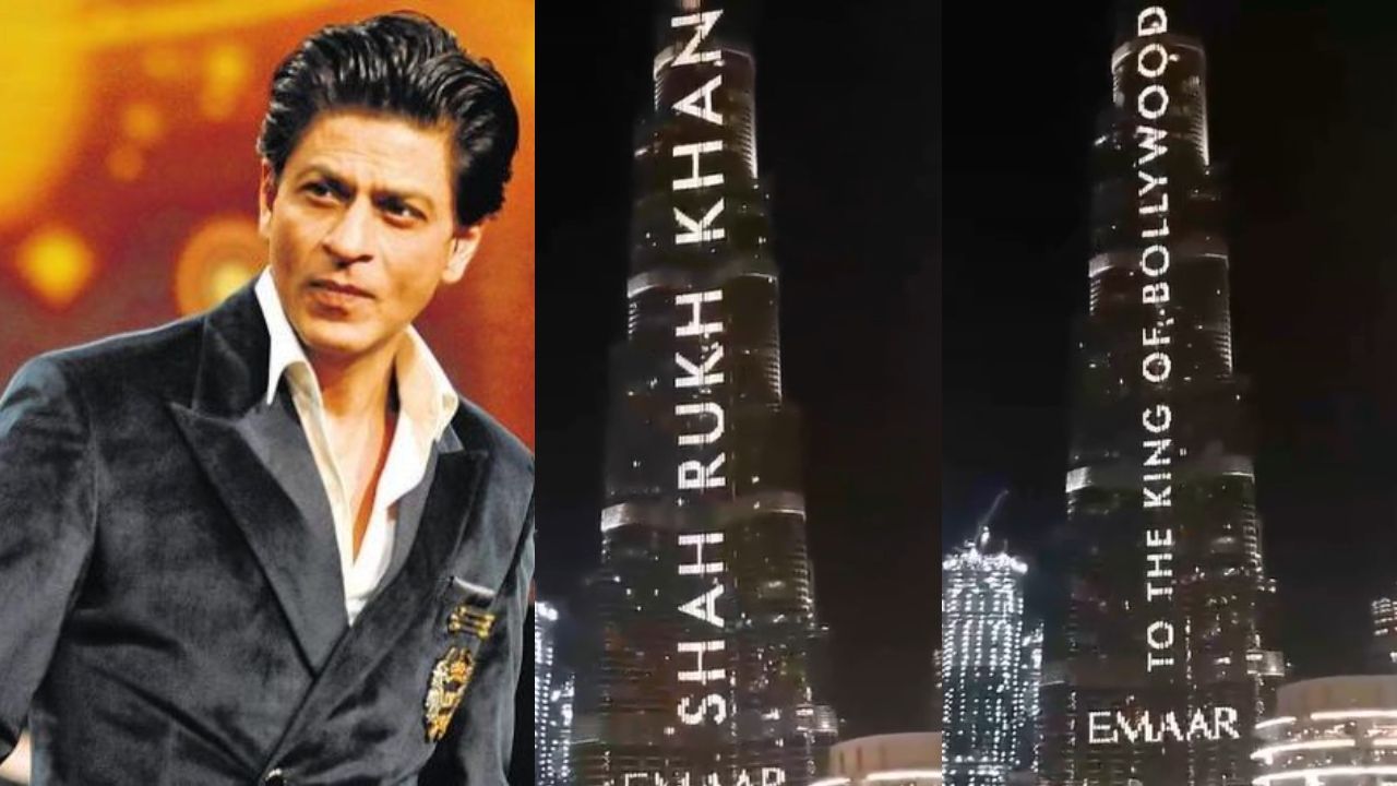 बुर्ज खलिफामा छाए शाहरुख खान, खुसीले झुमे बादसाह! (भिडियो)
