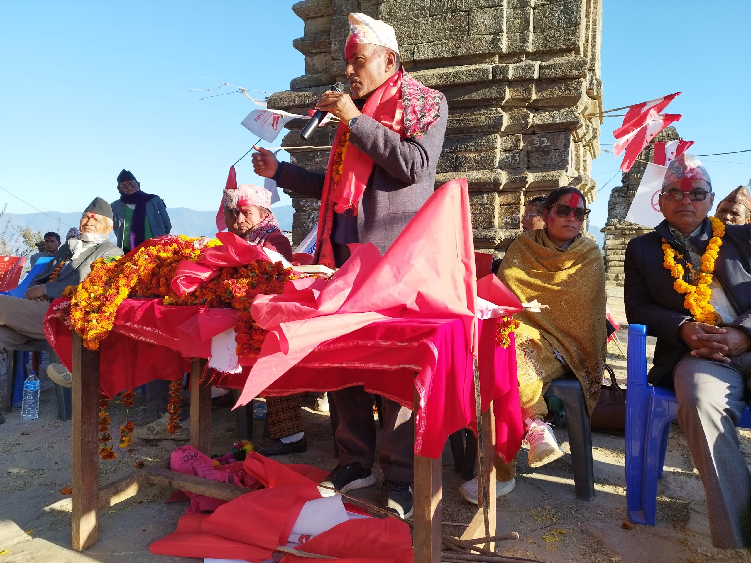 लोकतान्त्रिक बाम गठबन्धनको बिजय सभा बिनायकमा सम्पन्न