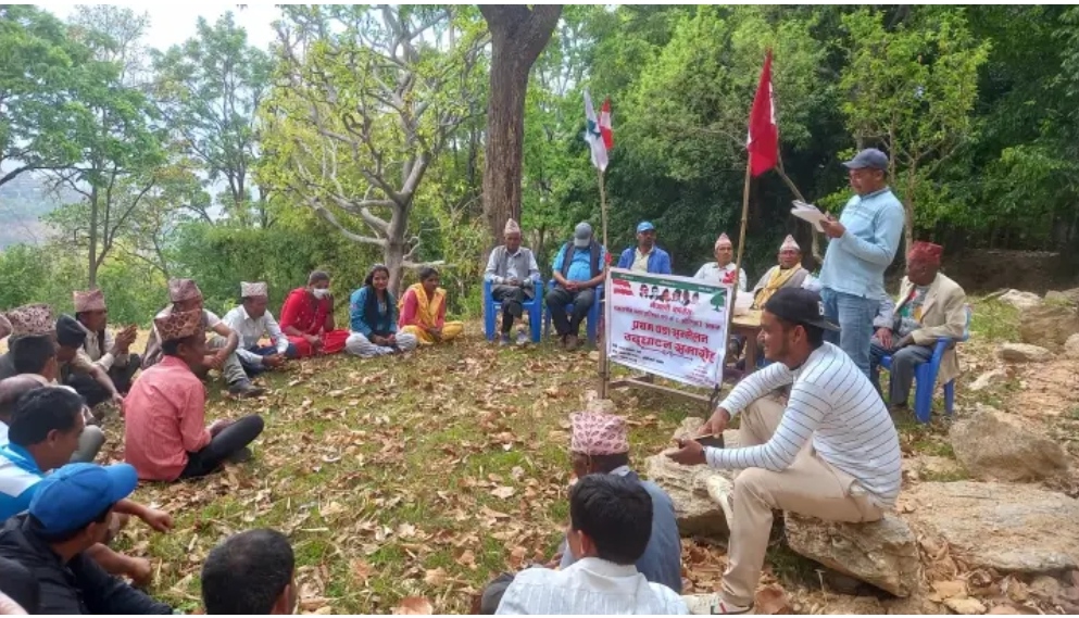 नेपाली काँग्रेस वडा भेला मङ्गलसेनको ओलिगाउँमा सम्पन्न