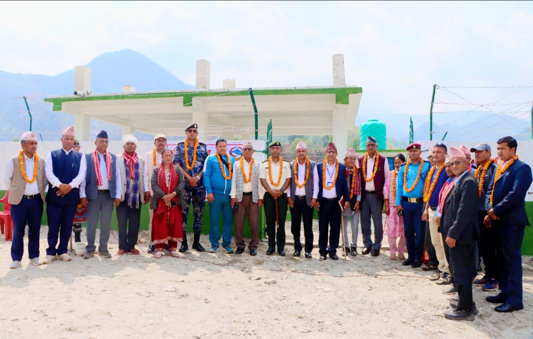 नेपाली सेनाको गोरखबक्स गणद्वारा अछाममा सुविधा सम्पन्न मलामी विश्राम घर निर्माण 